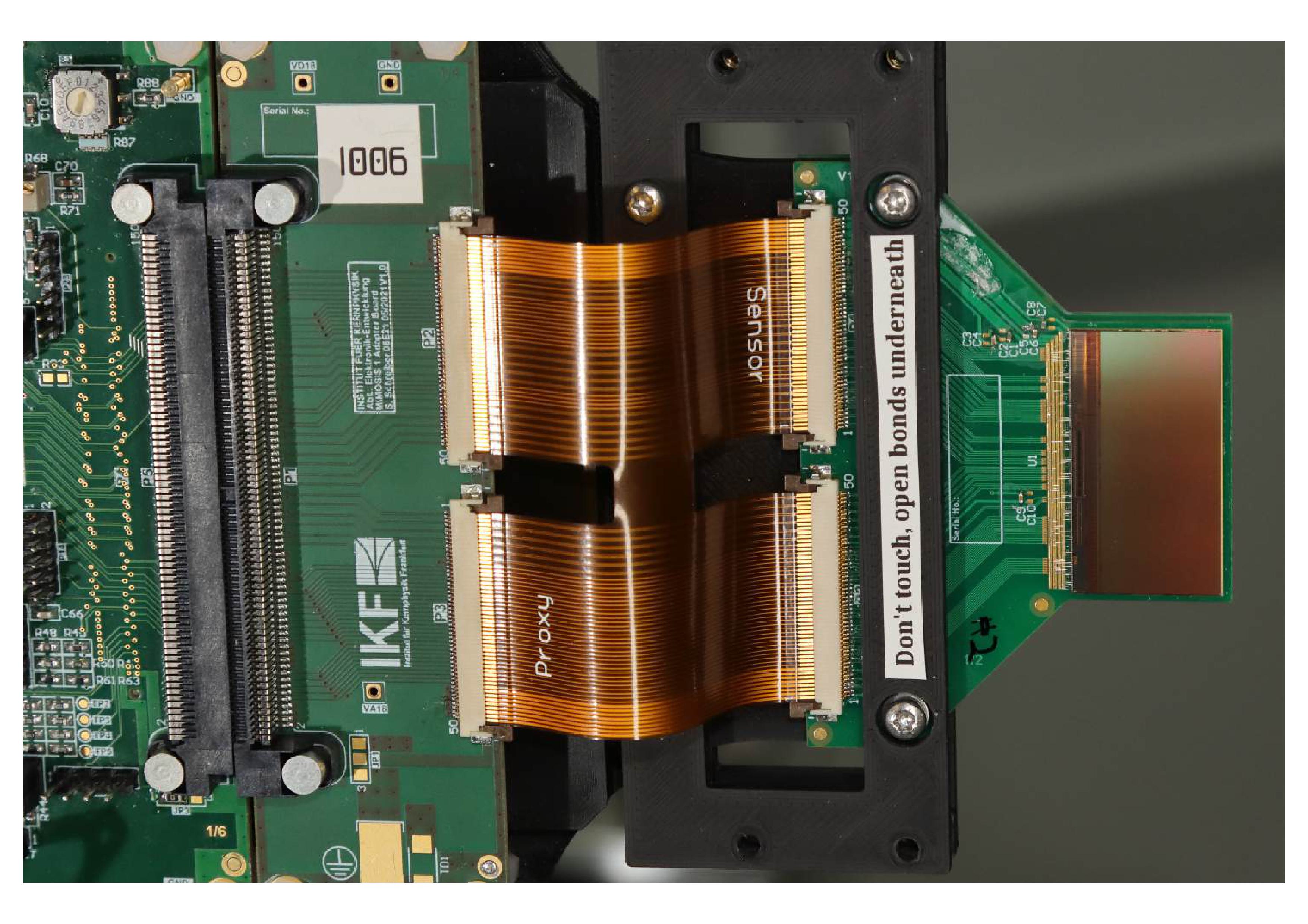 mMVD detector module installed in setup